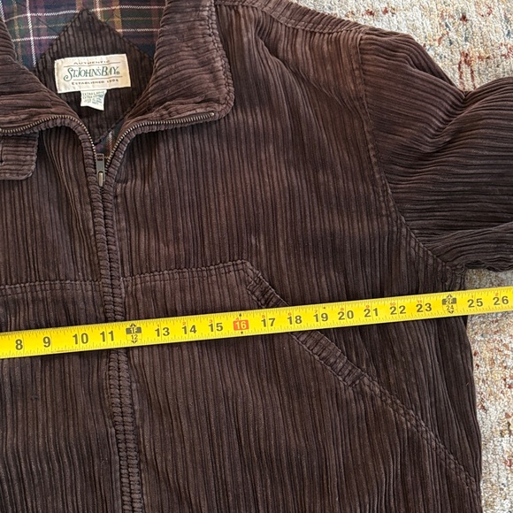 St. John’s Bay Brown Corduroy Jacket - Picture 8 of 9